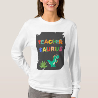 T-shirt Chemise de l'enseignant Dinosaur