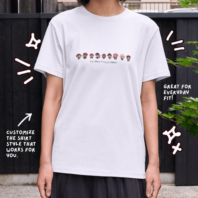 T-shirt Chemise de l'équipage de la mini-petite ville de P (Créateur téléchargé)