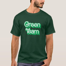 Chemise de l'équipe verte de guerre couleur