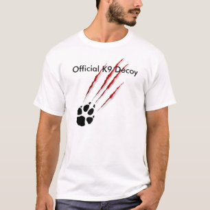 T-shirt Chemise de leurre d'éraflure de la patte K9
