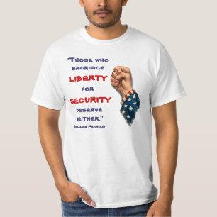 T-shirt Chemise de liberté de Benjamin Franklin