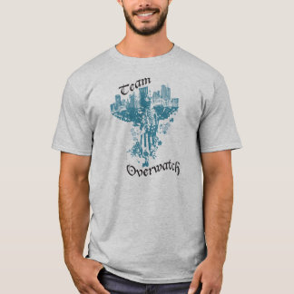 T-shirt Chemise de liberté d'Overwatch d'équipe