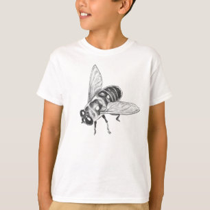 T-shirt Chemise de l'insecte de l'enfant de chemise d'art