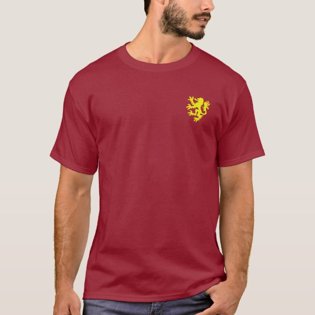 T-shirt Chemise de lion d'or de maréchal de William (Devant)