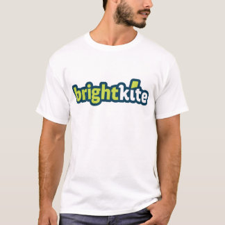 T-shirt chemise de logo de Brightkite.com - logo seulement