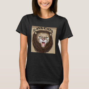 T-shirt Chemise de logo de chat de lave
