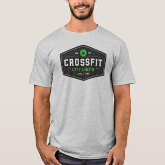 T-shirt Chemise de logo de limites de ville de CrossFit