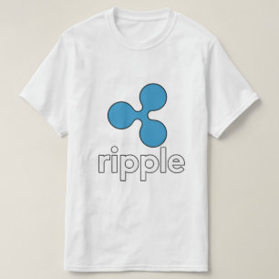 T-shirt Chemise de logo de l'ondulation XRP - blanc
