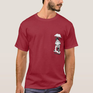 T-shirt Chemise de logo de SBR - rouge foncé