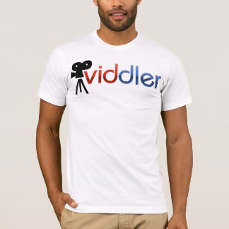 T-shirt chemise de logo de Viddler.com