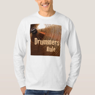 T-shirt Chemise de Longsleeve de règle de batteurs