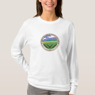 T-shirt Chemise de longsleeve de Whitetop de la femme