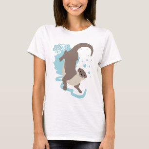T-shirt Chemise de loutre