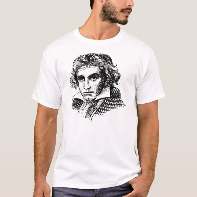 T-shirt Chemise de Ludwig van Beethoven (Devant)