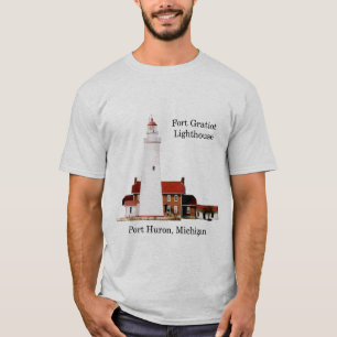 T-shirt Chemise de lumière de phare de Gratiot de fort