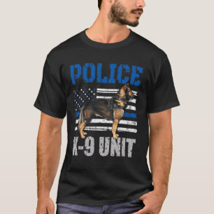 T-shirt Chemise de l'unité canine de police Costume de chi