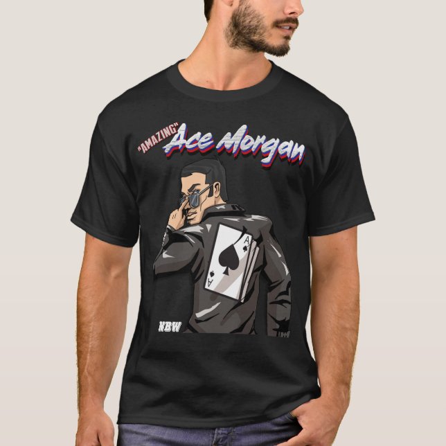 T-shirt Chemise de lutte "Extraordinaire" Ace Morgan NBW (Devant)