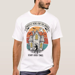 T-shirt Chemise de Maison Hantée Drôle Vintage Halloween É