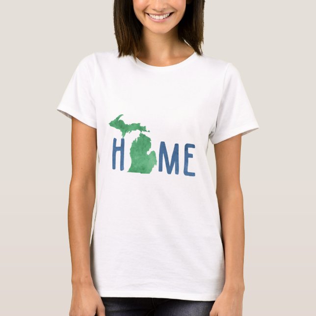 T-shirt Chemise de maison Michigan (Devant)