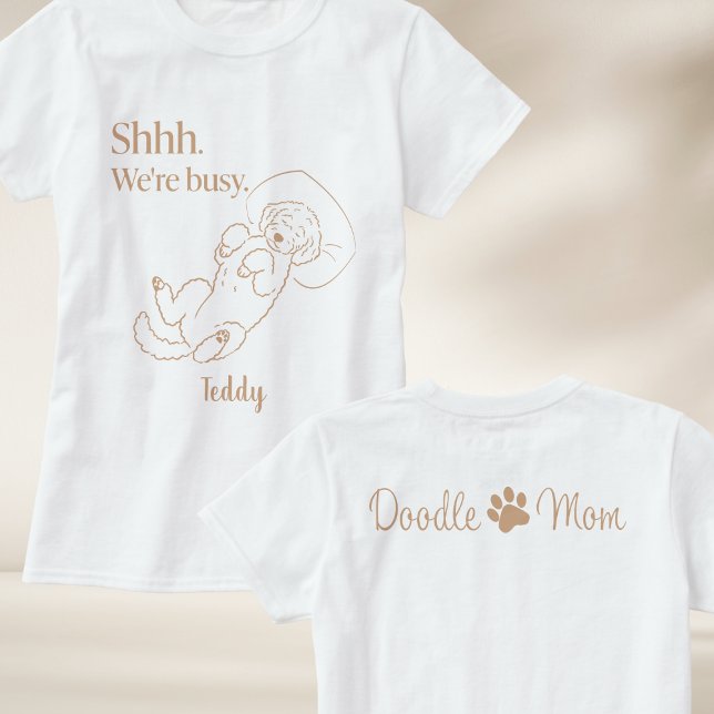 T-shirt Chemise de maman à dessin animé de sommeil personn (Créateur téléchargé)