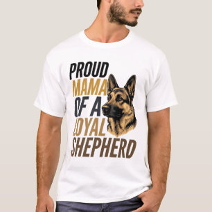 T-shirt Chemise de maman Berger Allemand Graphique de chie