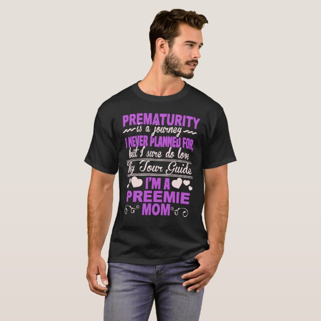 T-shirt Chemise de maman de Preemie (Devant entier)