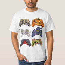 Chemise de manette de jeu zombie, chemise de joueu