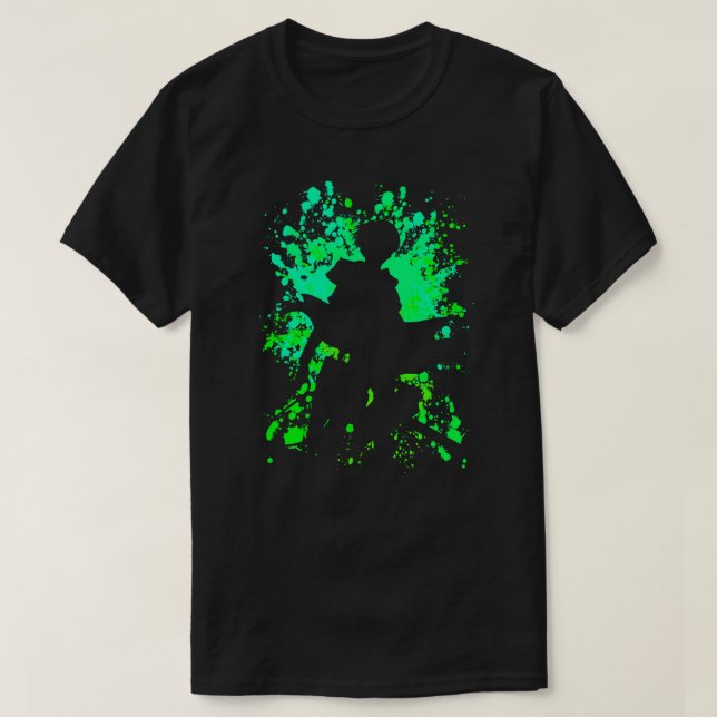 T-shirt Chemise de Manga d'Anime d'éclaboussure de (Design devant)