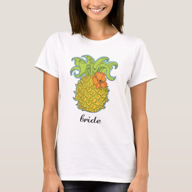 T-shirt Chemise de mariée (Devant)