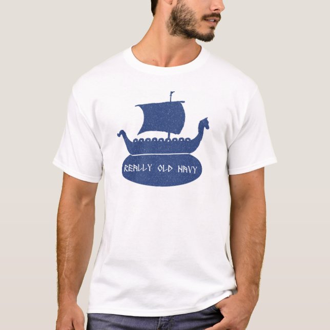 T-shirt Chemise "de marine vraiment vieille" (Devant)