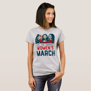 T-shirt Chemise de mars des femmes