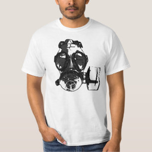 T-shirt Chemise de masque de gaz