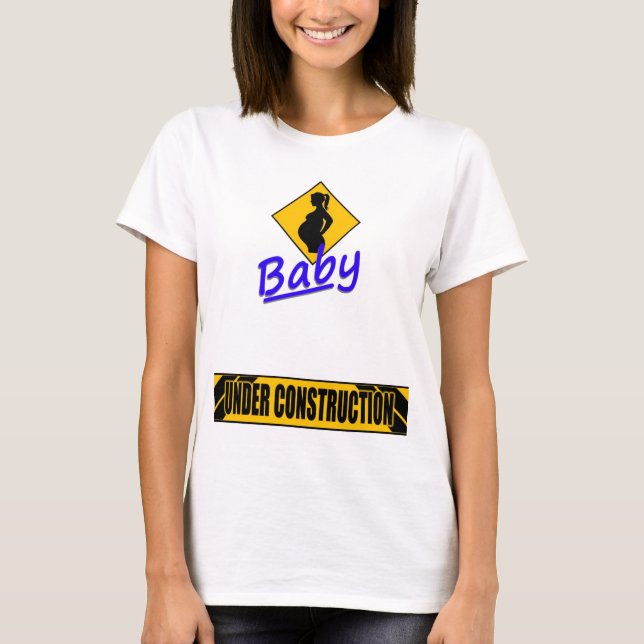 T-shirt Chemise de maternité, bébé, garçon, femme (Devant)