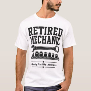 T-shirt Chemise de mécanicien à la retraite - J'ai finalem