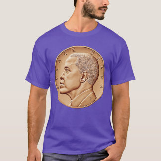T-shirt Chemise de médaille en pièce de Barack Obama Mois