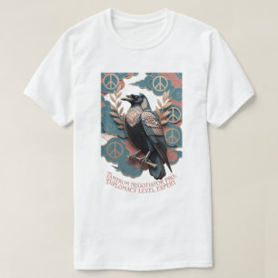 T-shirt Chemise de médiateur de crise de corbeau