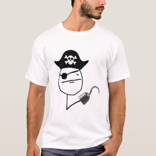 T-shirt Chemise de Meme de tisonnier de pirate
