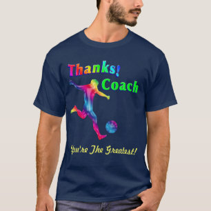 T-shirt Chemise de Merci d'entraîneur du football