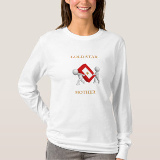 T-shirt Chemise de mère d'étoile d'or