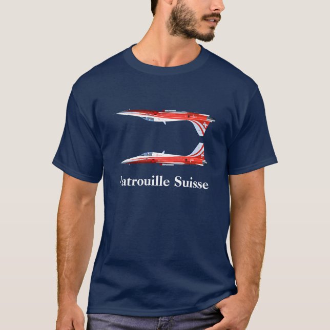 T-shirt Chemise de miroir de Patrouille Suisse (Devant)