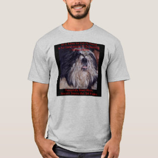 T-shirt Chemise de misère de race de moulins de chiot