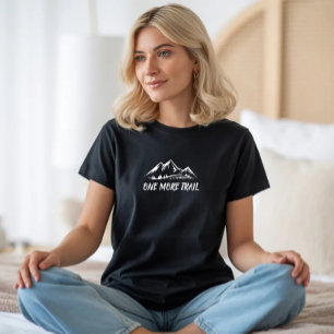 T-shirt Chemise de montagne minimaliste à motif simple