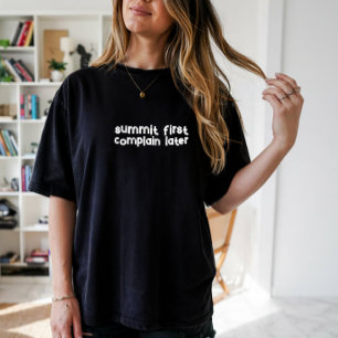 T-shirt Chemise de montagne minimaliste à motif simple