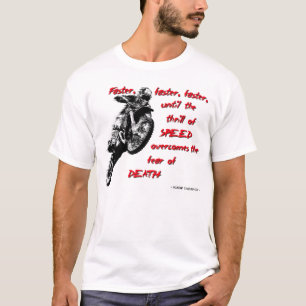 T-shirt Chemise de moto cross - Plus vite plus vite