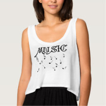 Chemise de musique avec les notes musicales