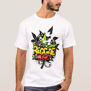 T-shirt Chemise de musique de reggae