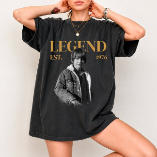 T-shirt Chemise de naissance avec photo vintage personnali