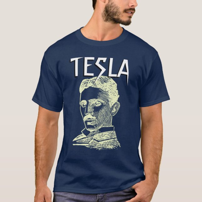 T-shirt Chemise de Nikola Tesla (Devant)