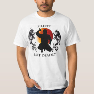 T-shirt Chemise de Ninja silencieuse mais extrêmement