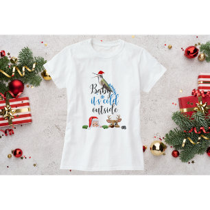T-shirt Chemise de Noël Colibri-Baby son froid dehors